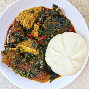 Afan and Fufu (Full Tray)